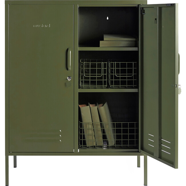 The Midi Locker, Olive - Storage - 3