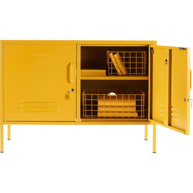 The Lowdown Locker, Mustard - Storage - 4