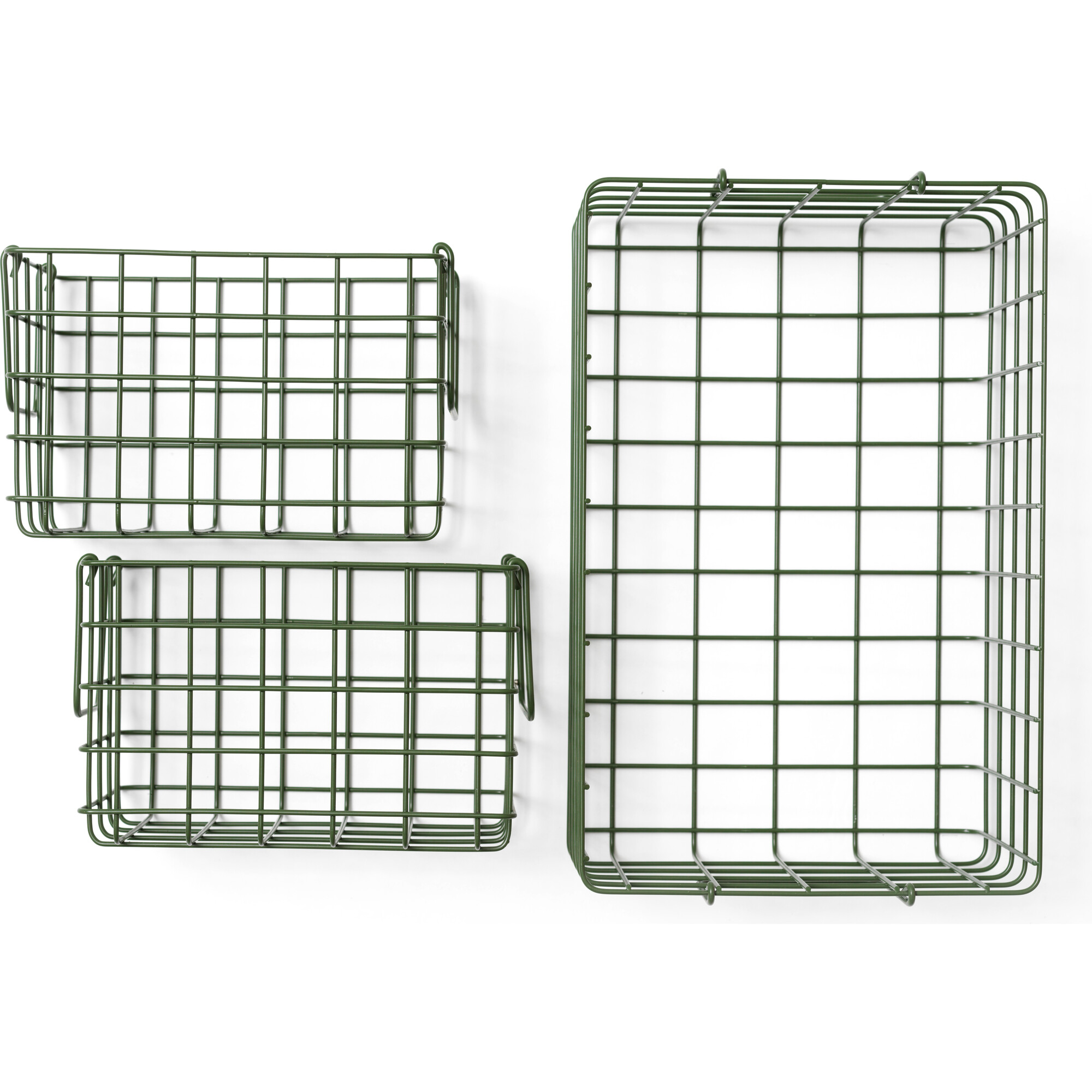 The Basket Set, Olive - Storage Baskets - 1