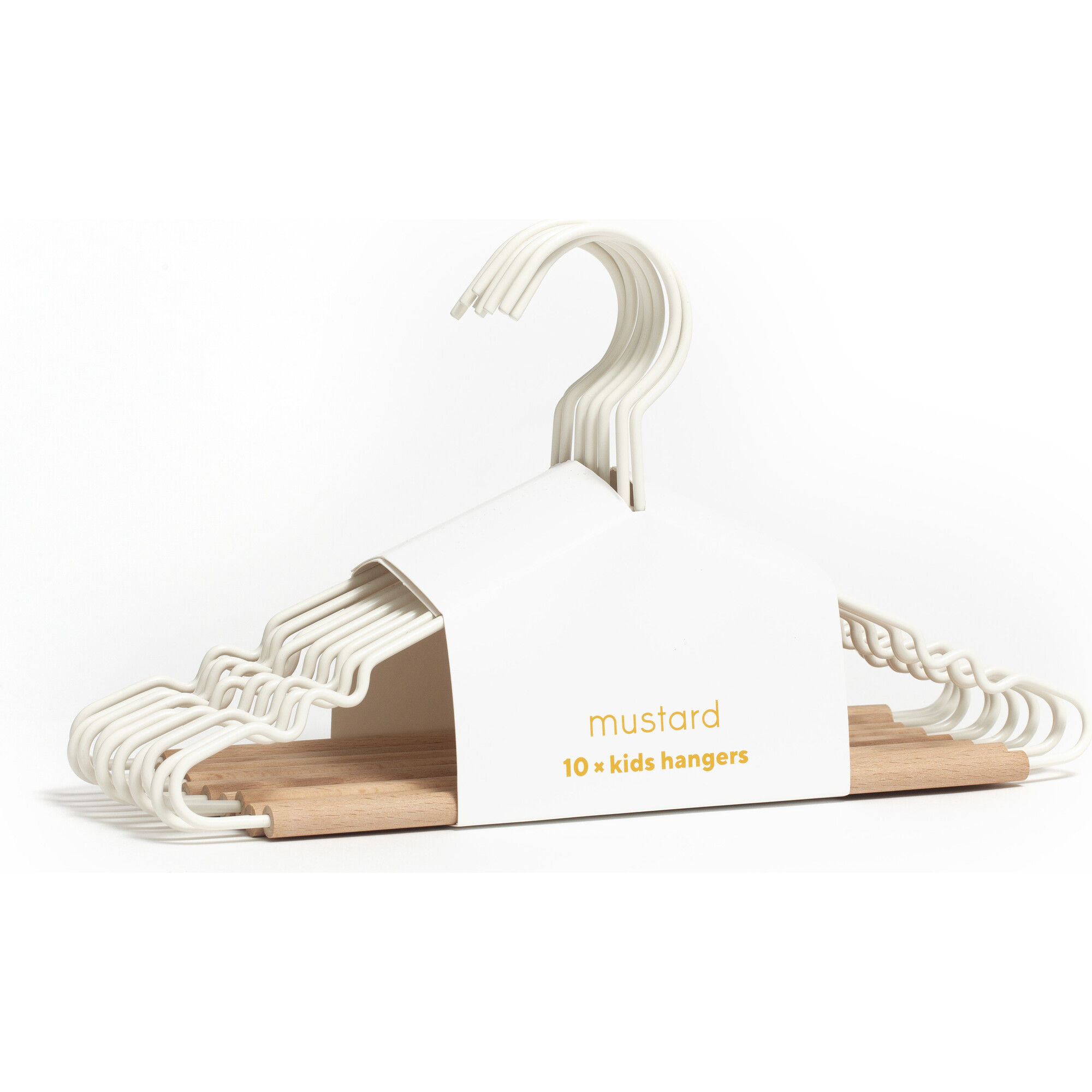 Mustard Made Hangers in Blush - Kids Metal Clip Hangers