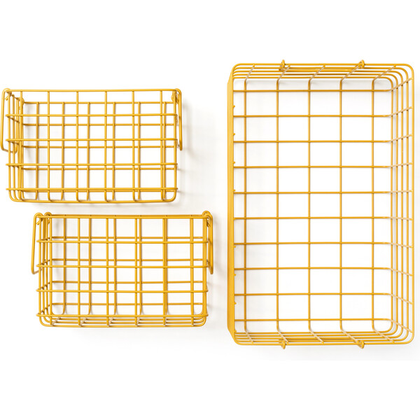 The Basket Set, Mustard - Mustard Made Storage | Maisonette