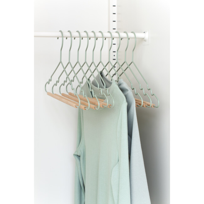 Kids Top Hangers, Sage - Storage - 2