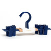 Kids Clip Hangers, Navy - Storage - 1 - thumbnail