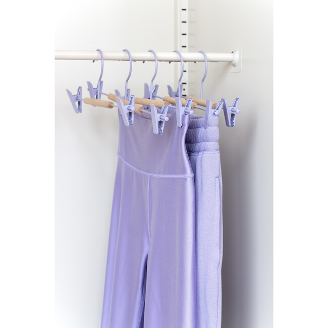 Kids Clip Hangers, Lilac