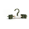 Kids Clip Hangers, Olive - Storage - 1 - thumbnail
