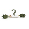 Adult Clip Hangers, Olive - Hangers - 1 - thumbnail