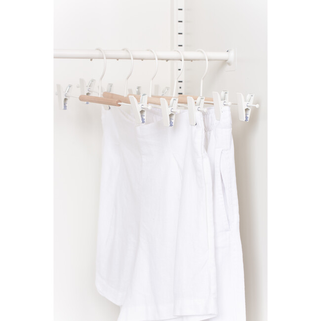 Adult Clip Hangers, White