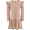 Blush Modal Ruffle Dress, Pink - Dresses - 1 - thumbnail