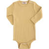 Biscotti LS Modal Bodysuit, Yellow - Bodysuits - 1 - thumbnail