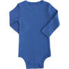 LS Modal Bodysuit, Blue - Bodysuits - 2