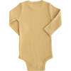 Biscotti LS Modal Bodysuit, Yellow - Bodysuits - 2