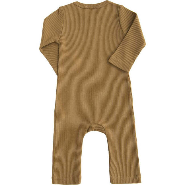 Camel LS Modal Romper, Beige - Bodysuits - 2