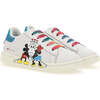 Mickey + Minnie Sneakers, White - Sneakers - 1 - thumbnail