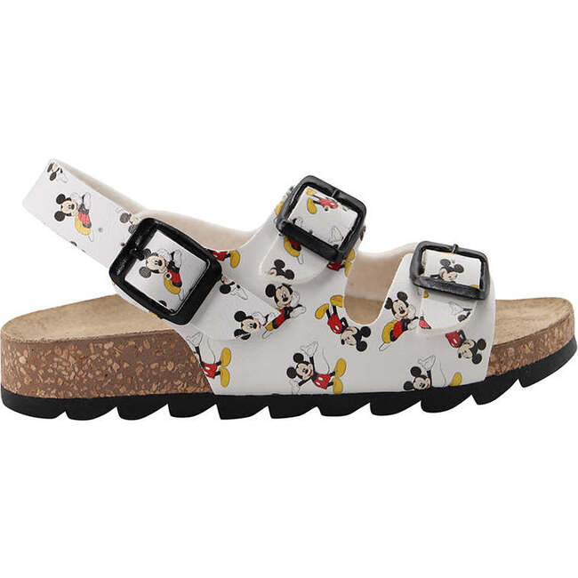 Mickey Mouse Buckle Sandals, White - Sandals - 2