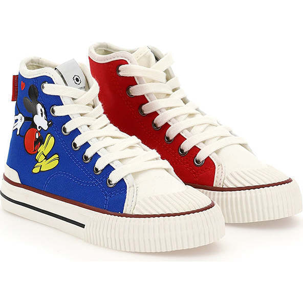 Mickey High Top Sneakers, Multicolor