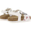 Mickey Mouse Logo Sandals, White - Sandals - 3