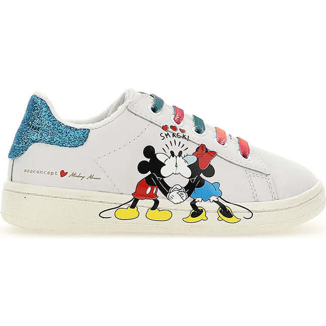 Mickey + Minnie Sneakers, White