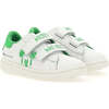 Trim Mickey Velcro Sneakers, Green - Sneakers - 1 - thumbnail