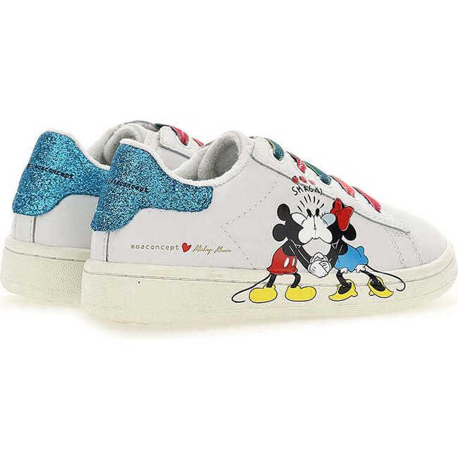 Mickey + Minnie Sneakers, White - Sneakers - 3