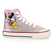 Mickey High Top Sneakers, Pink - Sneakers - 2