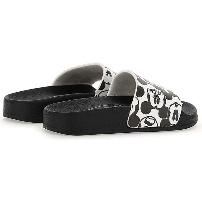 Mickey Mouse Logo Beach Slides, Black - Sandals - 3