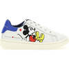 Mickey Blue Tab Sneakers, White - Sneakers - 2 - thumbnail