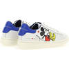Mickey Blue Tab Sneakers, White - Sneakers - 3