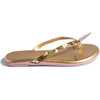 Mini Unicorns Golden Sparkles, Gold - Sandals - 2