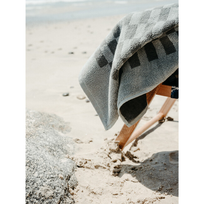 The Beach Towel, Vintage Green Checker