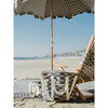 Premium Beach Umbrella, Vintage Green Checker - Outdoor Home - 3
