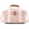 Premium Beach Cooler, Vintage Pink Checker - Outdoor Home - 1 - thumbnail