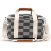 Premium Beach Cooler, Vintage Green Checker - Outdoor Home - 4