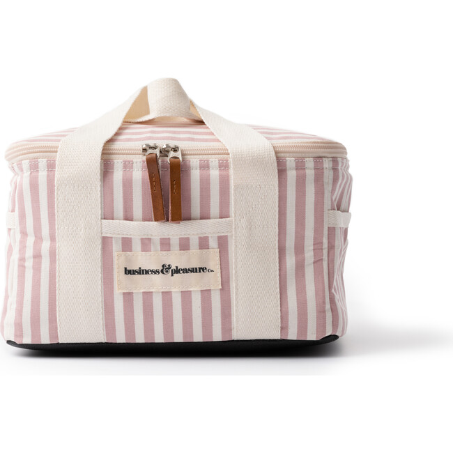 Mini Cooler Lunchbag, Lauren's Pink Stripe