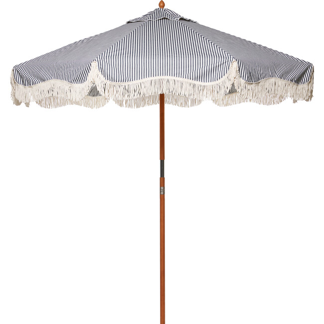 Market Patio Umbrella, Lauren's Navy Stripe
