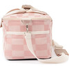 Premium Beach Cooler, Vintage Pink Checker - Outdoor Home - 3