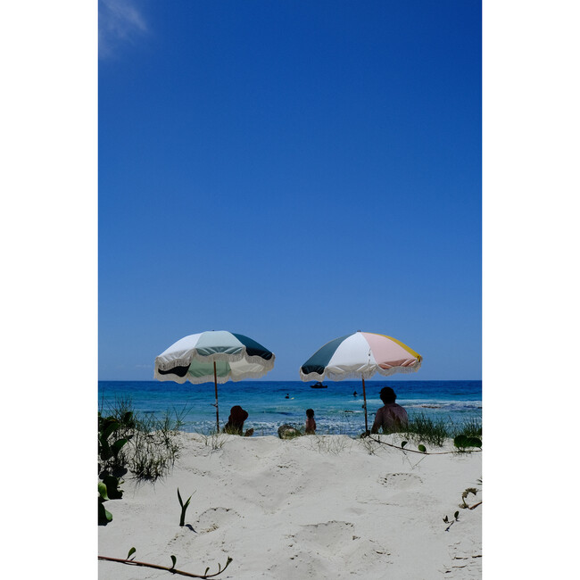 Premium Beach Umbrella, 70s Panel Santorini - Outdoor Home - 5