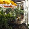 Holiday Lightweight Beach Umbrella, Vintage Gold - Outdoor Home - 4