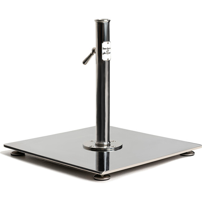 24" Classic Umbrella Base, Stainless Steel