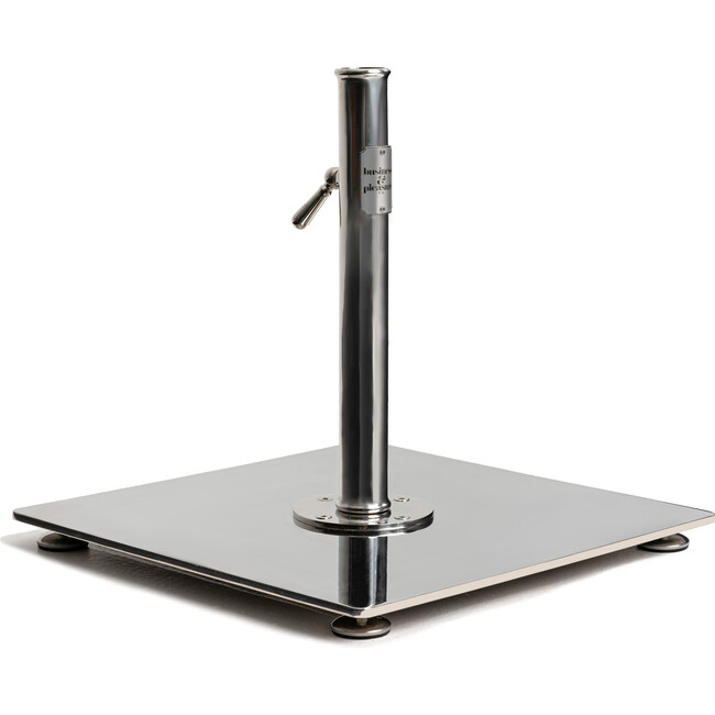 18" Classic Umbrella Base, Stainless Steel