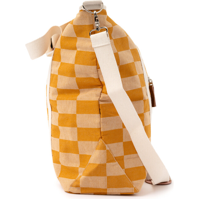 Premium Cooler Tote, Vintage Gold Checker - Outdoor Home - 3