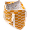 Premium Cooler Tote, Vintage Gold Checker - Outdoor Home - 4