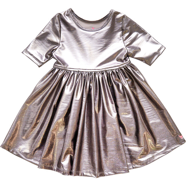 Steph Dress, Silver Llamé