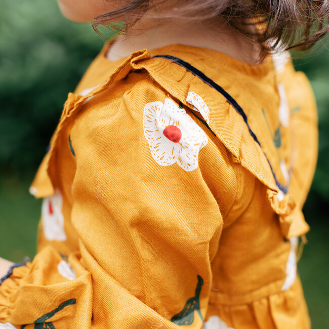Eileen Bubble, Gold Flower - Rompers - 4