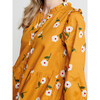 Women's Kalani Dress, Gold Flower - Dresses - 3 - thumbnail