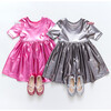Steph Dress, Silver Llamé - Dresses - 4