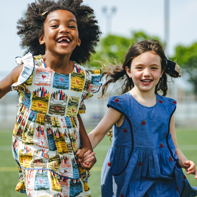 Eden Dress, Apple Embroidery - Dresses - 4