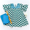 Coco Dress, Evergreen Check - Dresses - 6
