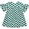 Coco Dress, Evergreen Check - Dresses - 7