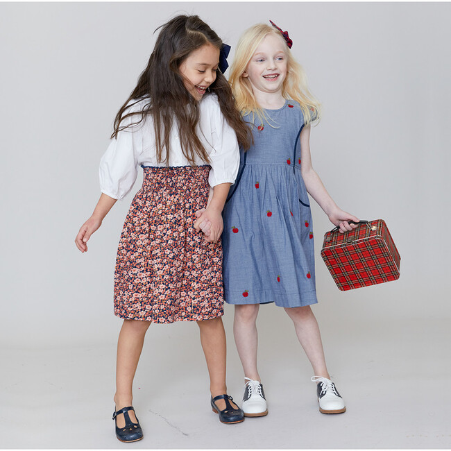 Eden Dress, Apple Embroidery - Dresses - 5