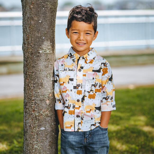 Boys Jack Shirt, Dog Park - Shirts - 3